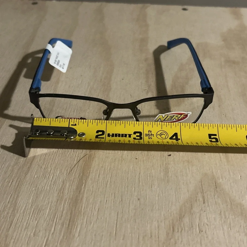 Nerf Twisting Temples Target  Grey/Blue Kids Eyeglass Frames 49-17-135 NWT